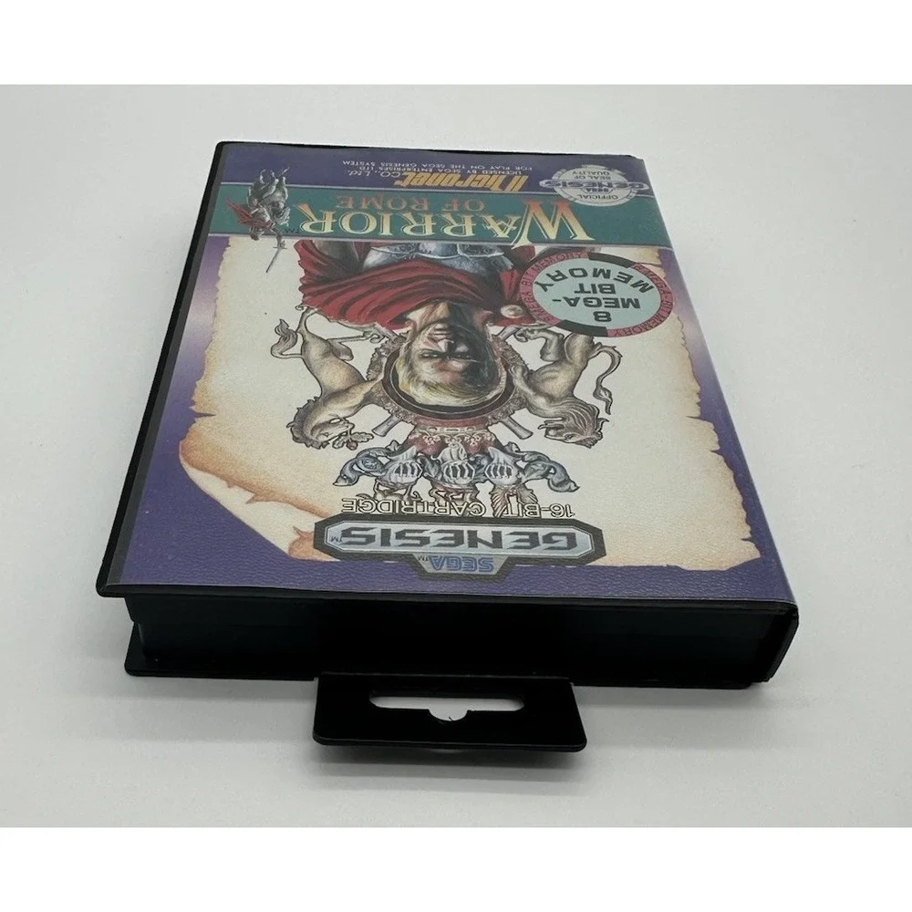 WARRIOR OF ROME- SEGA GENESIS BOX AND GAME NO MANUAL TESTED